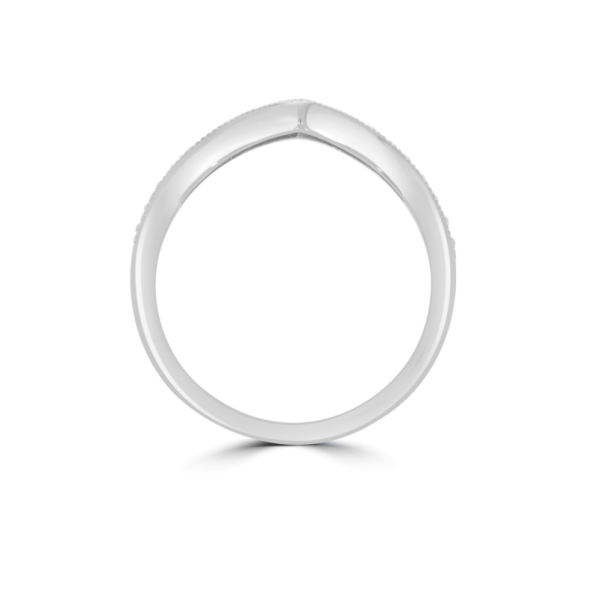 Wed - Round Cut Diamond Wedding Ring | WED054 - Image 7