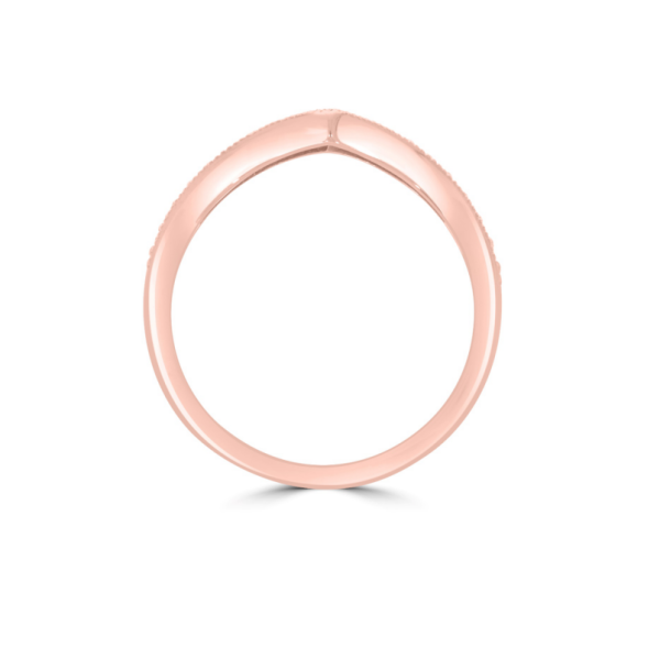 Wed - Round Cut Diamond Wedding Ring | WED054 - Image 5