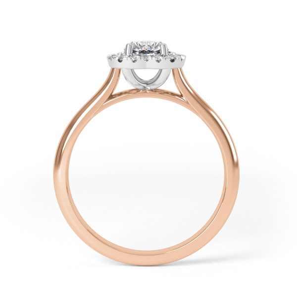 Eng - PEYTON | Heart shape halo set diamond engagement ring - Image 4