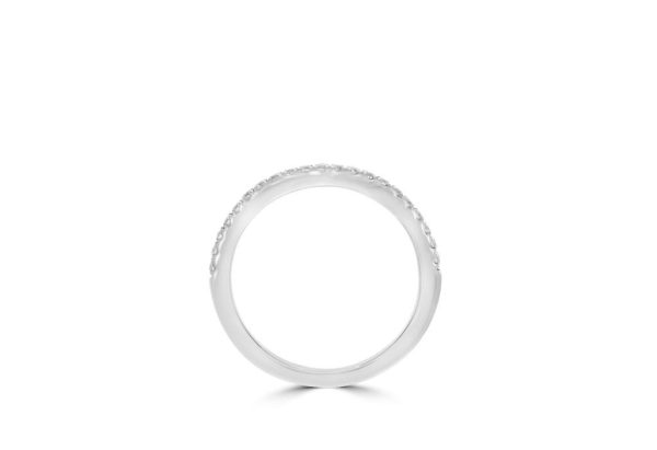 Wed - Claw Set Diamond Wedding Rings | WED042 - Image 4