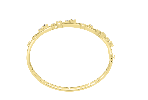 DIA - BUBBLE STYLE DIAMOND BANGLE - Image 6