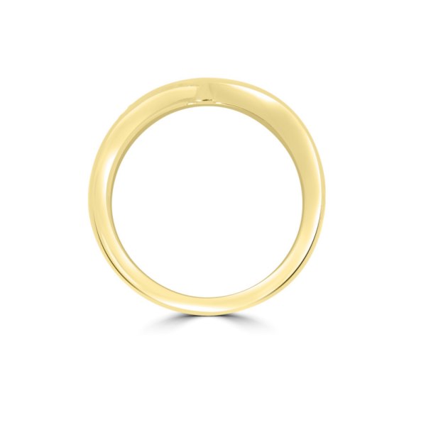 Wed - Cross-Over Women's Diamond Wedding Ring | WED048 - Image 3