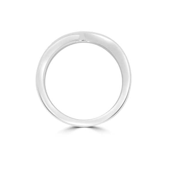 Wed - Cross-Over Women's Diamond Wedding Ring | WED048 - Image 7