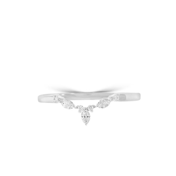 Wed - Wishbone Style Women's Diamond Wedding Ring | WED043 - Image 2