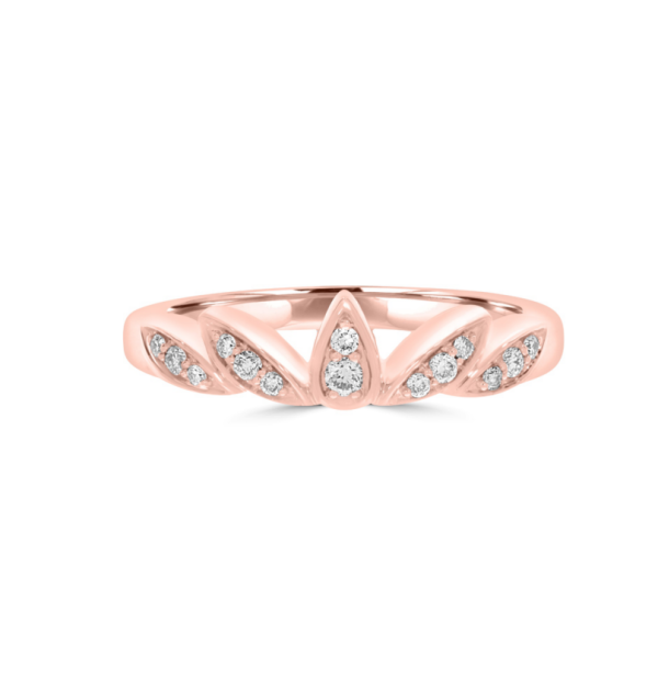 Wed - Crown Design Women's Wedding Ring | WED051 - Image 4