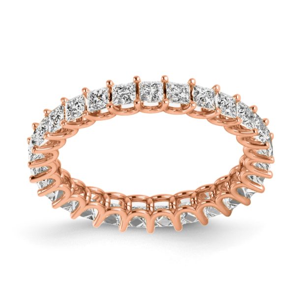 Wed - FULL ETERNITY PRINCESS DIAMOND RING - Image 5