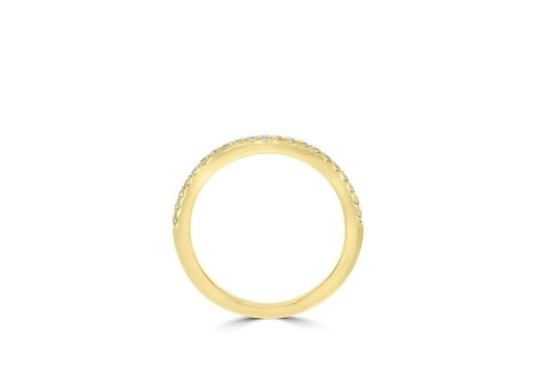 Wed - Claw Set Diamond Wedding Rings | WED042 - Image 3