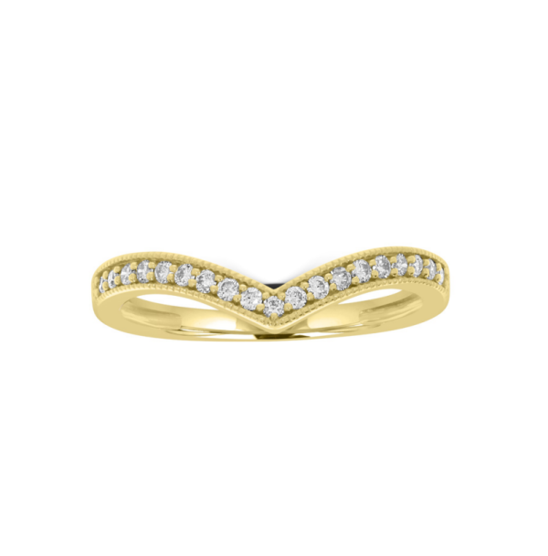 Wed - Round Cut Diamond Wedding Ring | WED054 - Image 2