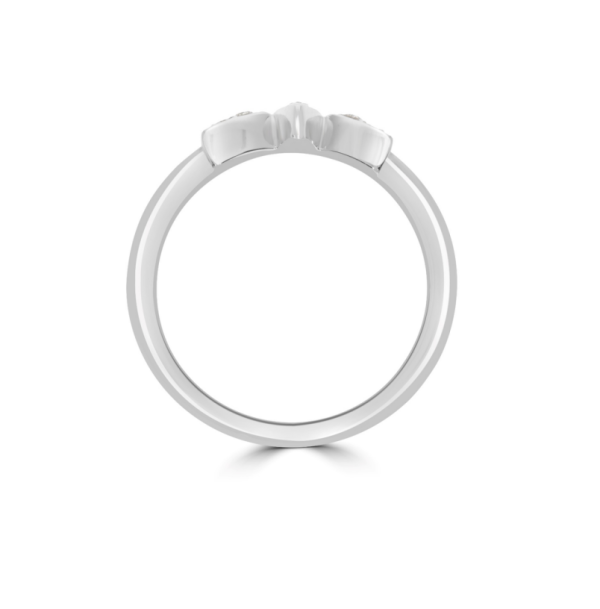 Wed - Wedding Band with Brilliant Cut | WED050 - Image 7