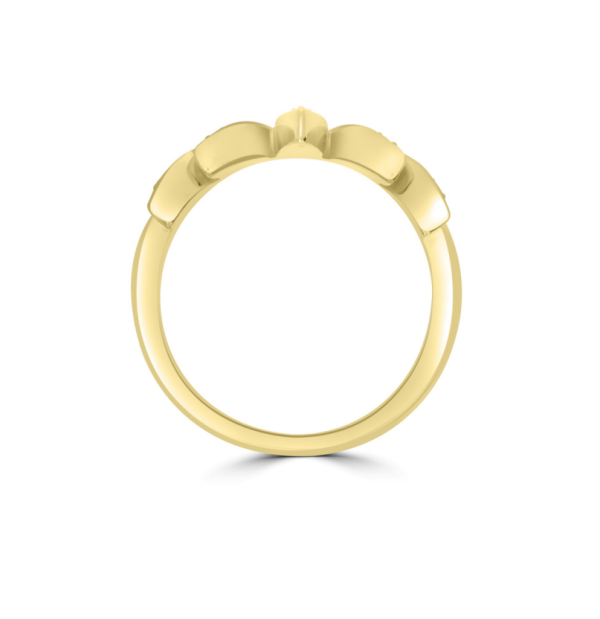 Wed - Crown Design Women's Wedding Ring | WED051 - Image 3