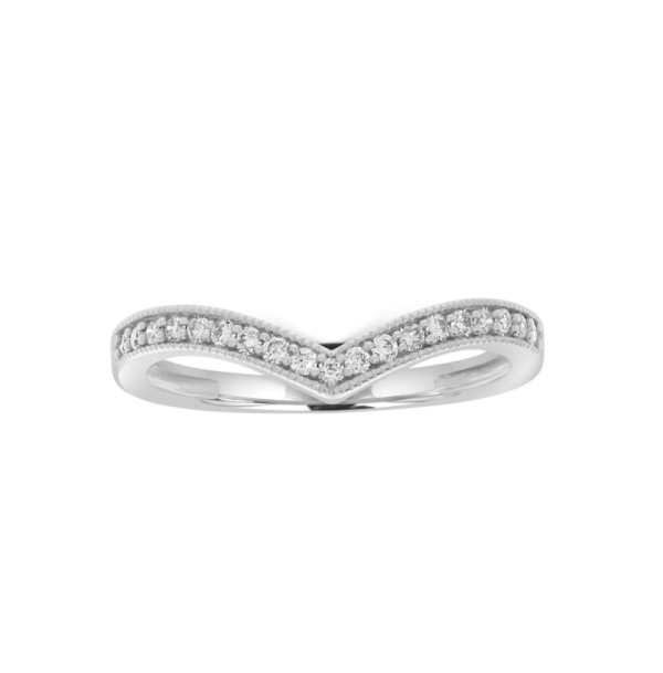 Wed - Round Cut Diamond Wedding Ring | WED054 - Image 6