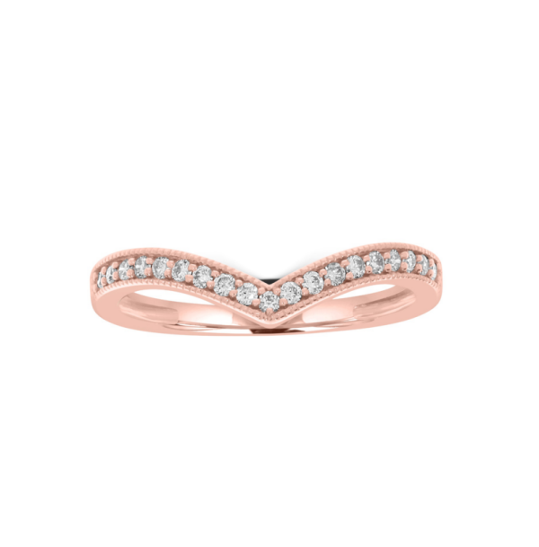 Wed - Round Cut Diamond Wedding Ring | WED054 - Image 4