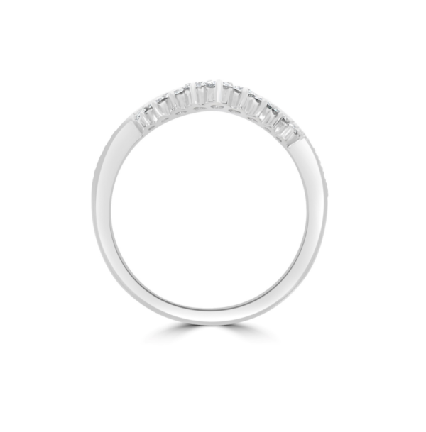 Wed - Tiara Style Round Shaped Women's Wedding Ring | WED046 - Image 7