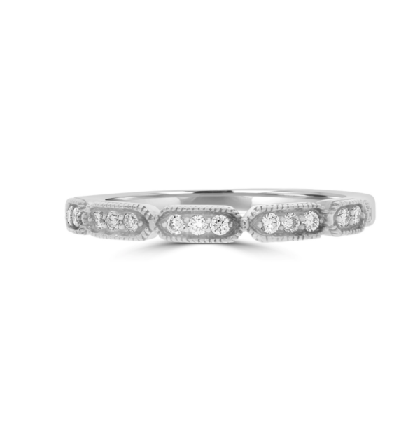 Wed - Stylish Vintage Wedding Ring Set | WED053 - Image 6