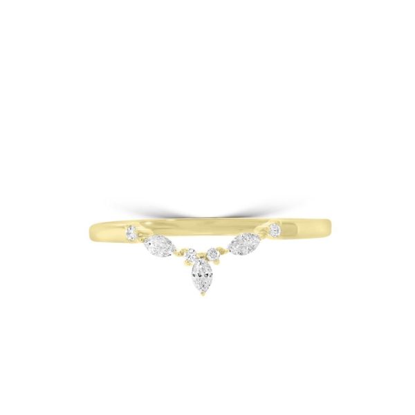 Wed - Wishbone Style Women's Diamond Wedding Ring | WED043 - Image 6