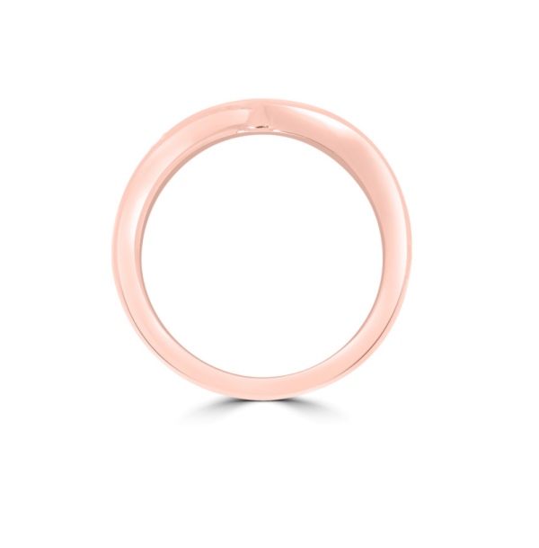 Wed - Cross-Over Women's Diamond Wedding Ring | WED048 - Image 5