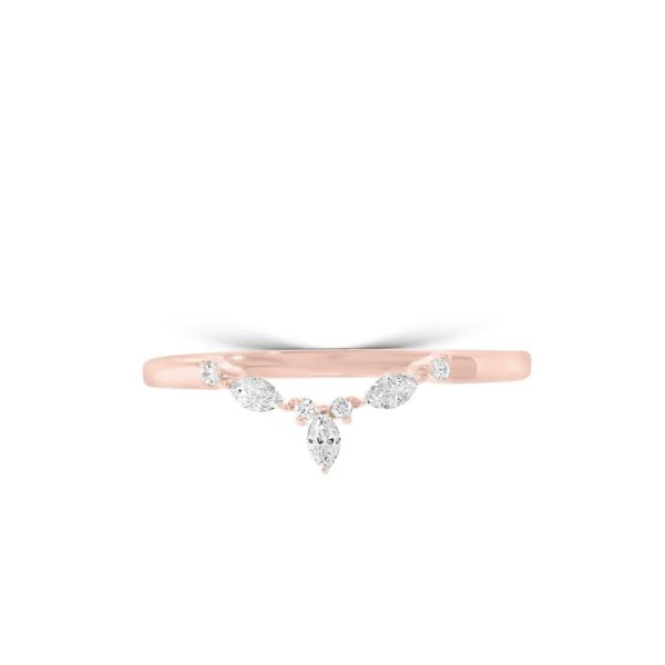 Wed - Wishbone Style Women's Diamond Wedding Ring | WED043 - Image 4