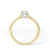Eng - ELLA | Oval Shape Channel Shoulder Set Engagement Ring - Image 5
