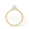 Eng - DAKOTA | Slim Emerald Cut Channel shoulder Set Engagement Ring - Image 5