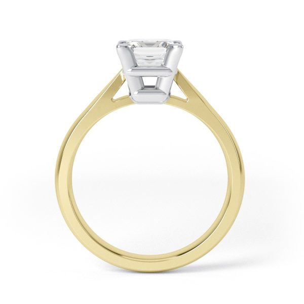 Eng - PHOENIX | Wide Band Princess cut Solitaire Ring - Image 3