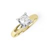 Eng - PHOENIX | Wide Band Princess cut Solitaire Ring - Image 5