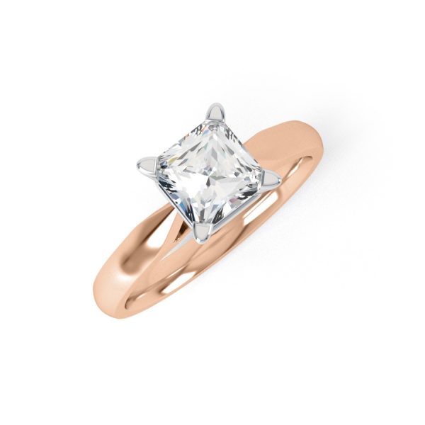 Eng - PHOENIX | Wide Band Princess cut Solitaire Ring - Image 6