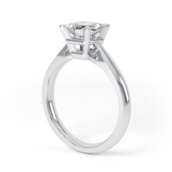 Eng - PHOENIX | Wide Band Princess cut Solitaire Ring - Image 7