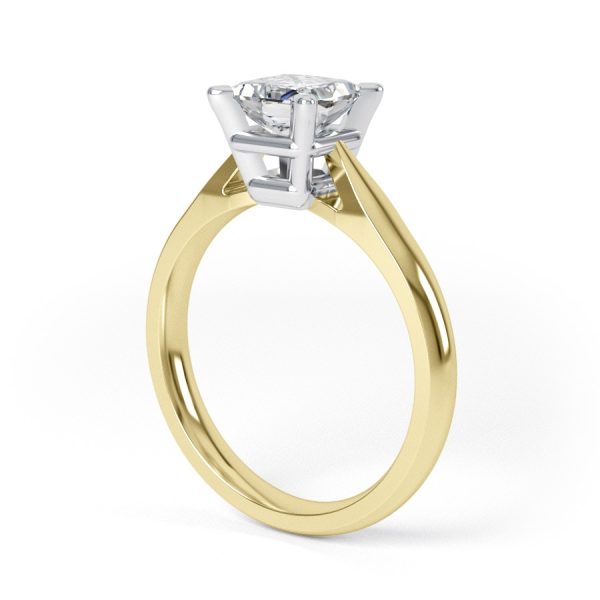 Eng - PHOENIX | Wide Band Princess cut Solitaire Ring - Image 8