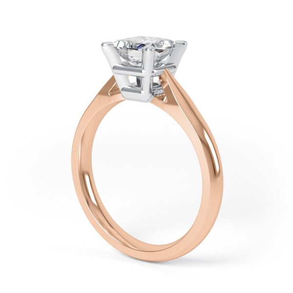 Eng - PHOENIX | Wide Band Princess cut Solitaire Ring - Image 9