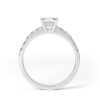 Eng - PARKER | Princess Cut Shoulder Claw set Engagement Ring - Image 2
