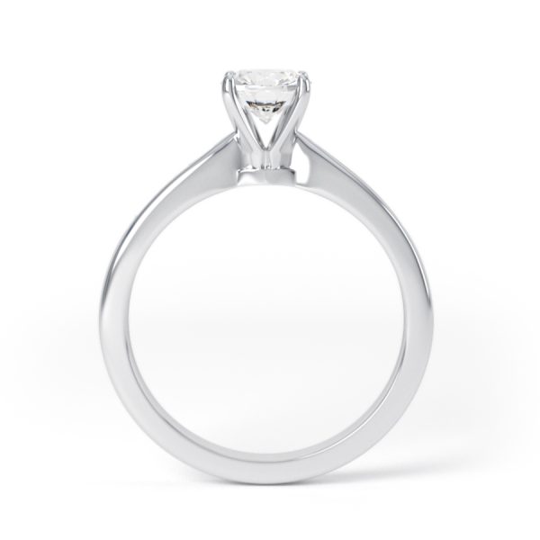 Eng - NAOMI | Tapering Shoulder Set Engagement Ring - Image 2