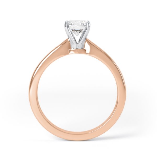 Eng - NAOMI | Tapering Shoulder Set Engagement Ring - Image 8