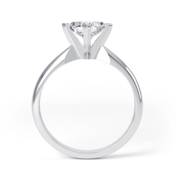 Eng - HEIDI | NSEW set Princess cut Curve Edge Engagement Ring - Image 2