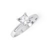 Eng - LAURA | Princess Cut Straight Tapering Style Diamond Ring