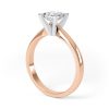 Eng - LAURA | Princess Cut Straight Tapering Style Diamond Ring - Image 9