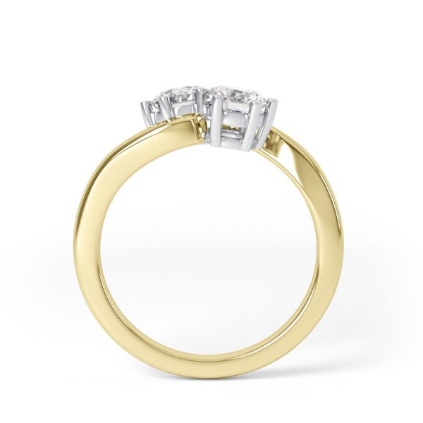 Eng - ADA | Classic Twin Set Diamond Engagement Ring - Image 5