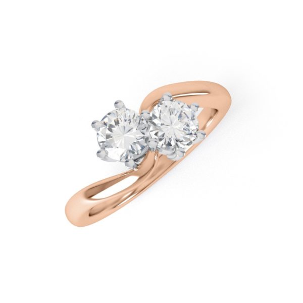 Eng - ADA | Classic Twin Set Diamond Engagement Ring - Image 7