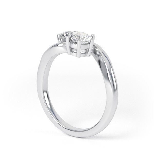 Eng - ADA | Classic Twin Set Diamond Engagement Ring - Image 3