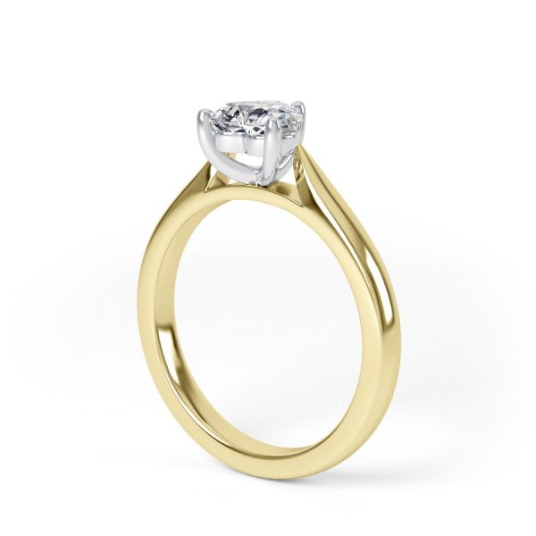 Eng - PIPER | Heart shape Solitaire Diamond Engagement Ring - Image 6