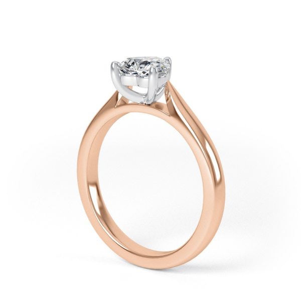 Eng - PIPER | Heart shape Solitaire Diamond Engagement Ring - Image 9