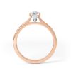 Eng - PAIGE | Petite Solitaire Marquise shape Diamond Engagement Ring - Image 8