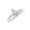 Eng - PAIGE | Petite Solitaire Marquise shape Diamond Engagement Ring