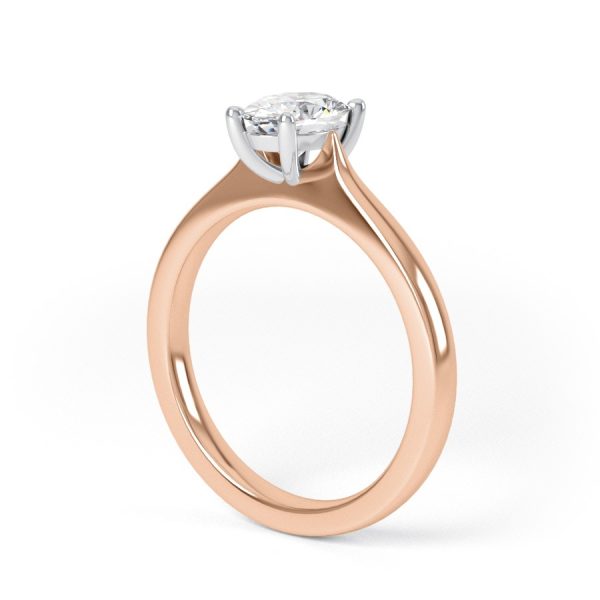 Eng - JOY | High Set Oval Diamond Engagement Ring - Image 9