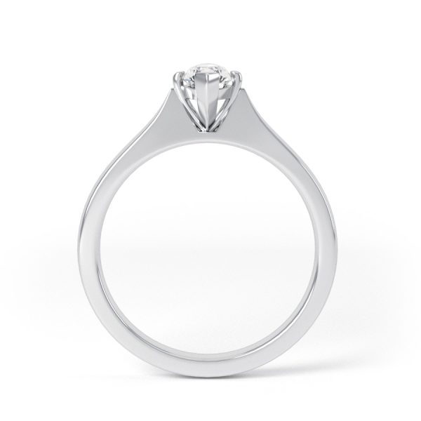 Eng - TATUM | Wide Band Marquise Shape Diamond Engagement Ring - Image 2