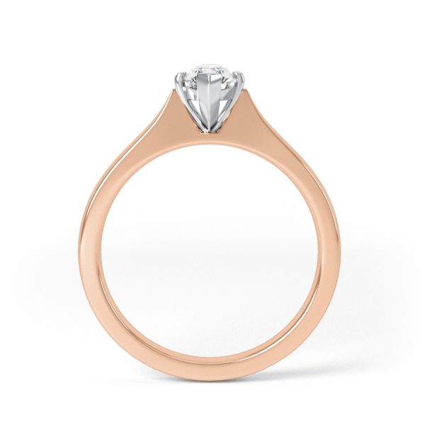 Eng - TATUM | Wide Band Marquise Shape Diamond Engagement Ring - Image 8