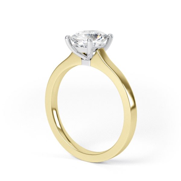 Eng - MACIE | Wide band Oval Shape Diamond Engagement Ring - Image 6