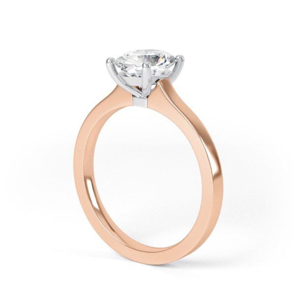 Eng - MACIE | Wide band Oval Shape Diamond Engagement Ring - Image 9