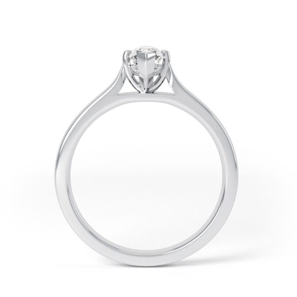 Eng - ABBIE | Marquise shape solitaire Diamond Engagement Ring - Image 2