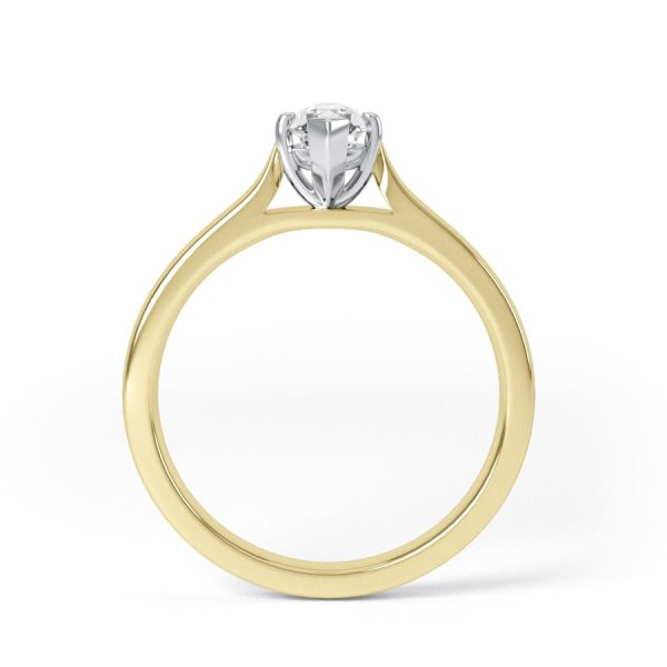 Eng - ABBIE | Marquise shape solitaire Diamond Engagement Ring - Image 5