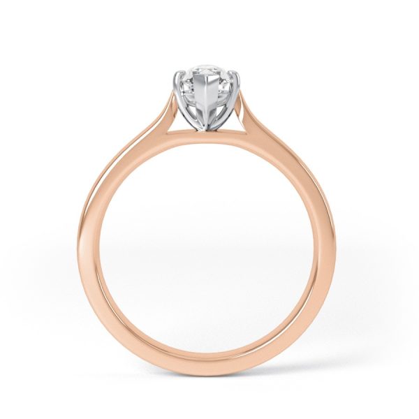 Eng - ABBIE | Marquise shape solitaire Diamond Engagement Ring - Image 8